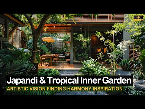 Finding Harmony in Japandi & Lush Tropical Inner Garden Inspirations!